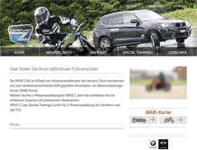 Tablet Screenshot of drivez.ch